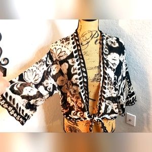 Chico's sheer coverlet.